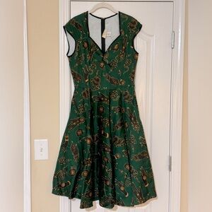 Pin Up Girl Clothing Snake Print Dress Size XL